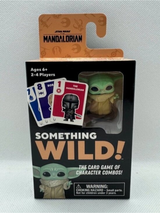 Funko Other - Star Wars The Mandalorian “Something Wild!” Card Game w/ Grogu Figure